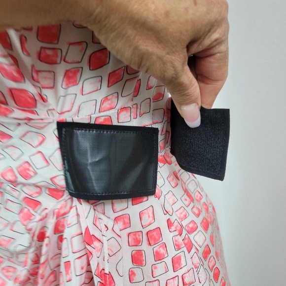 DIANE VON FURSTENBERG 100% SILK ROUGE SLEEVELESS CORAL ALBA TWO SILK DRE… - Picture 10 of 12